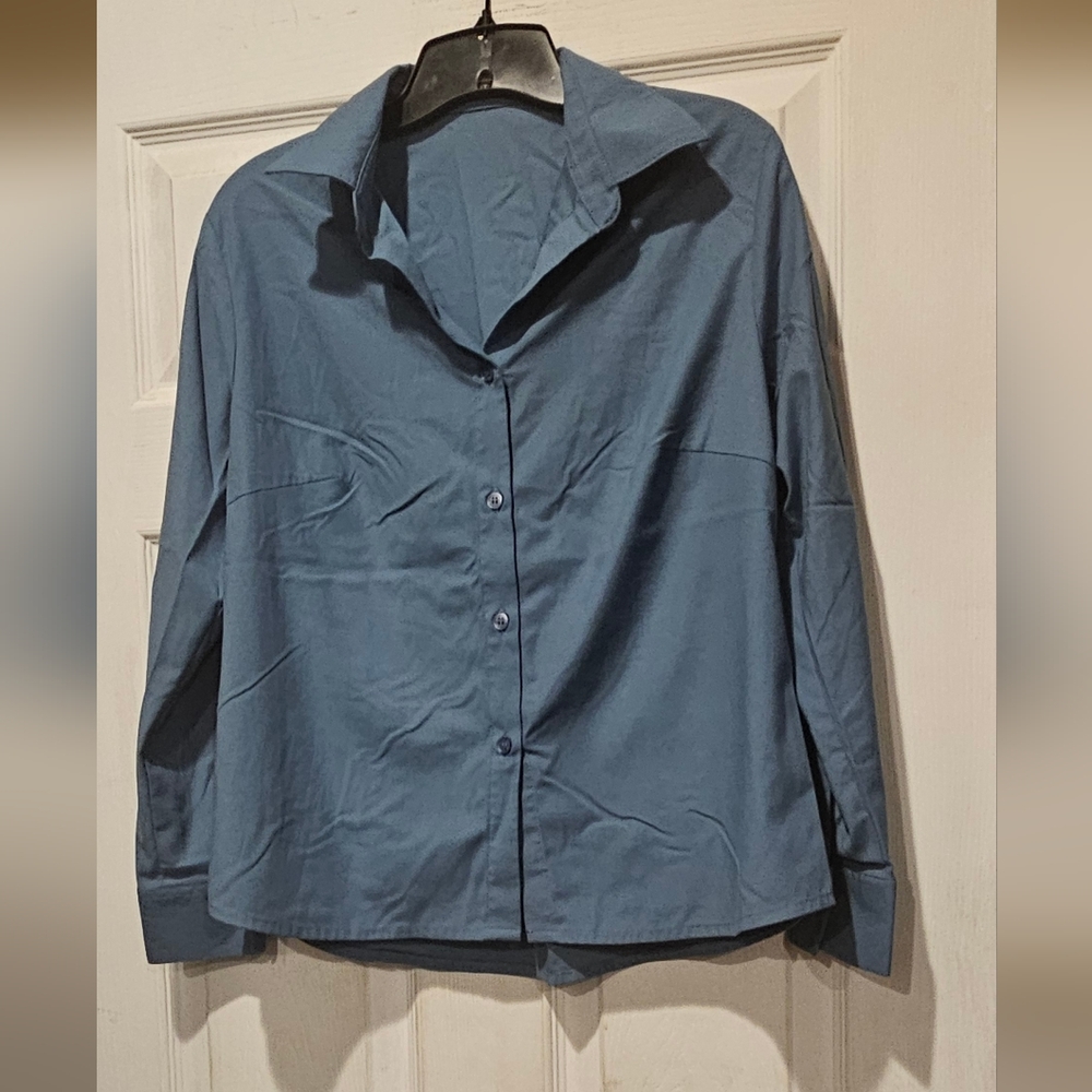 YALY BUTTON UP BLOUSE